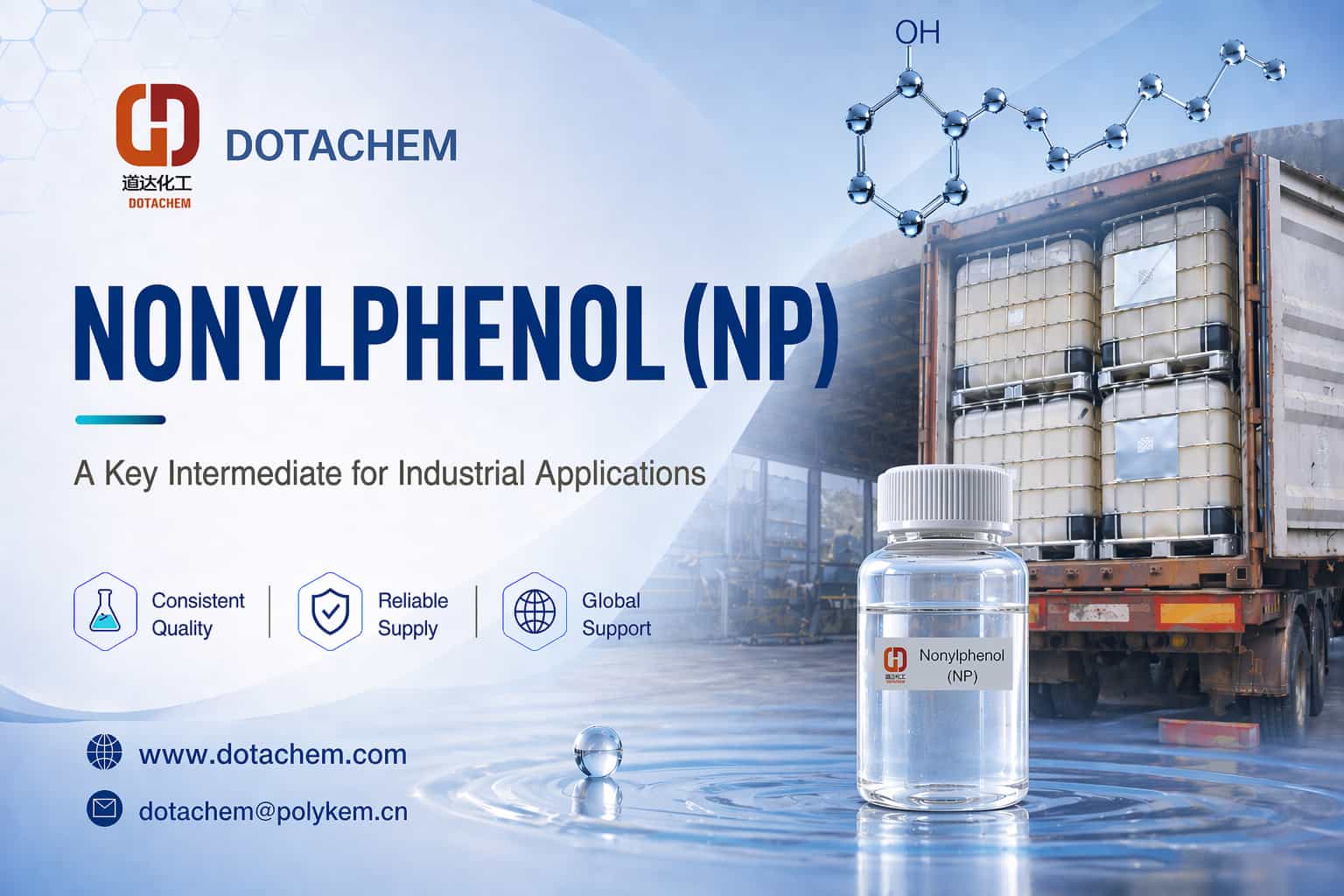 Dotachem Nonylfenol (NP): En nyckelmellanprodukt för industriella tillämpningar